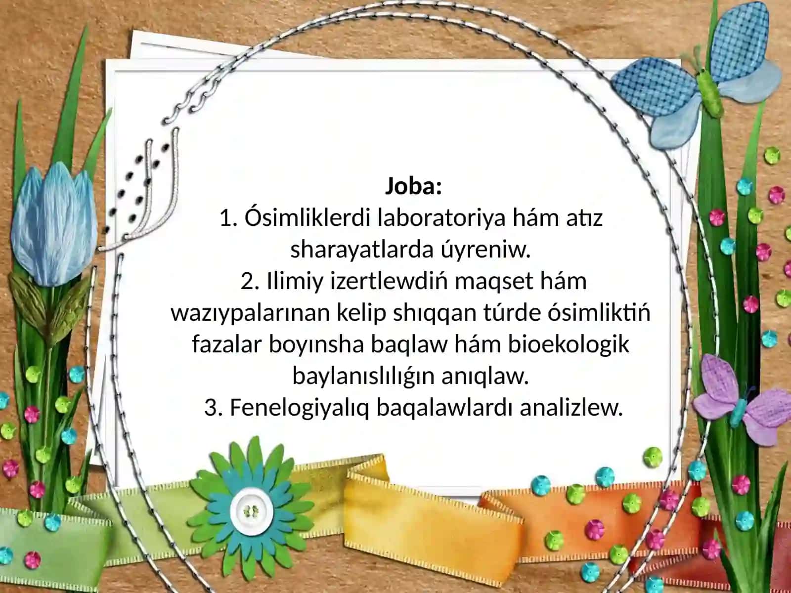 FENELOGIYALÍQBAQALAWDÍ ANALIZLEWUSÍLLARÍ 2