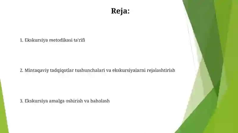 Ekskursiya metodikasi 2
