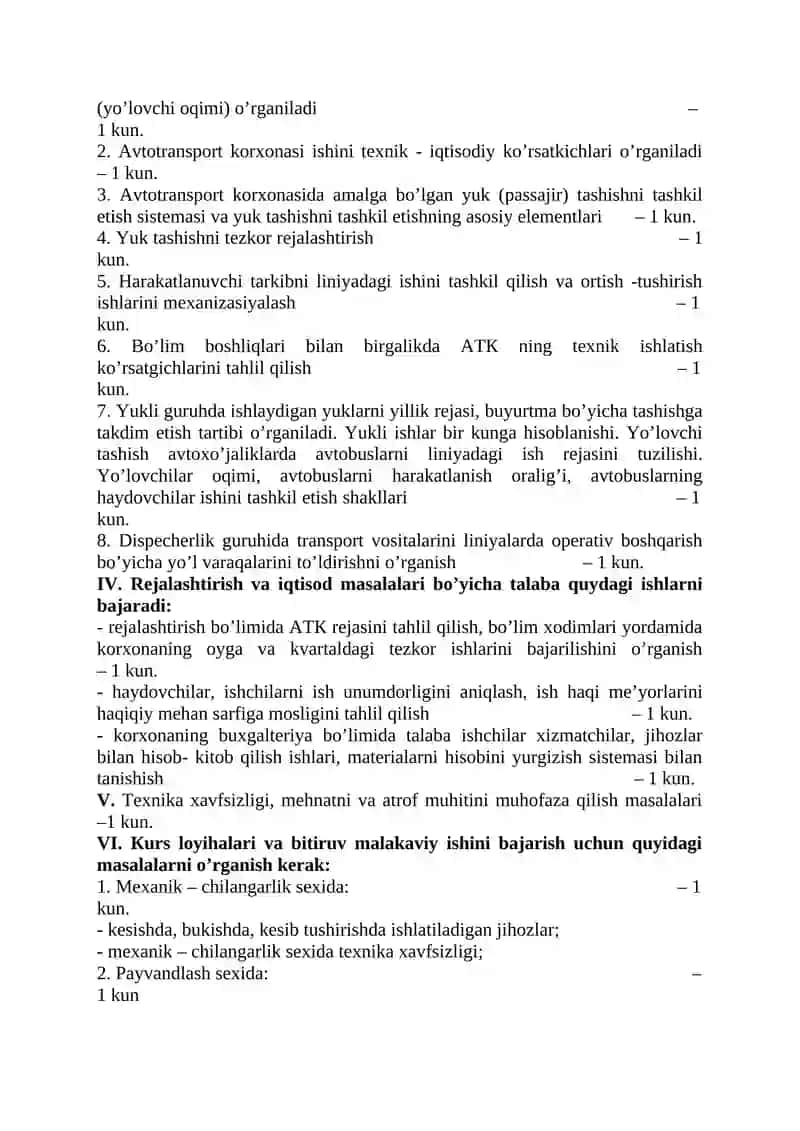 Malakaviy amaliyot 2