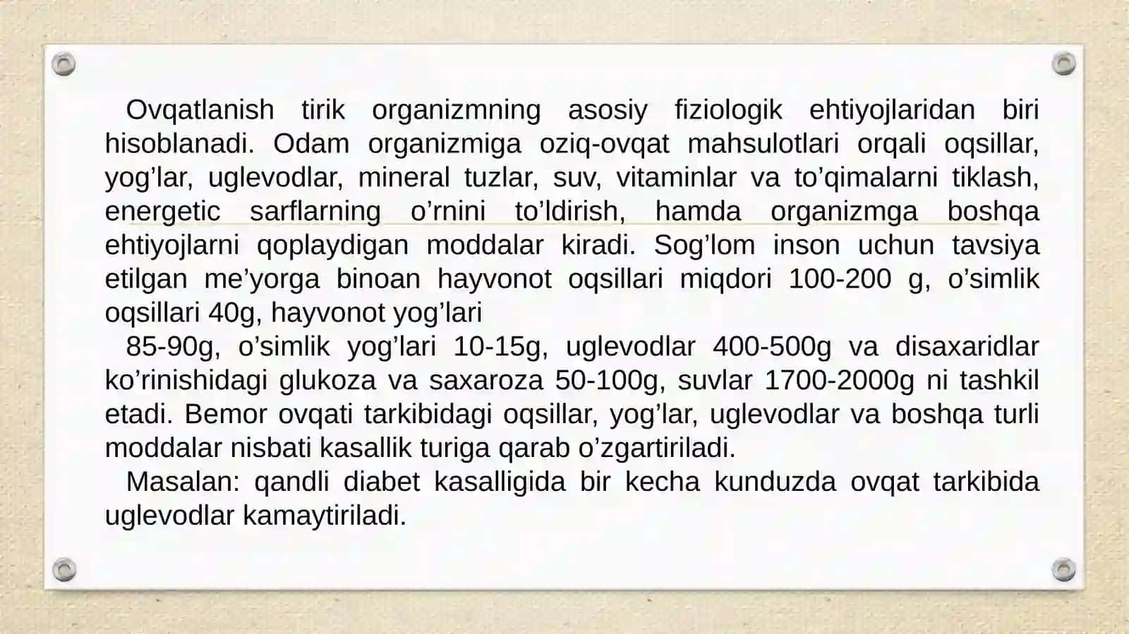 Bemorlarni ovqatlantirishda hamshiralik parvarishi 2