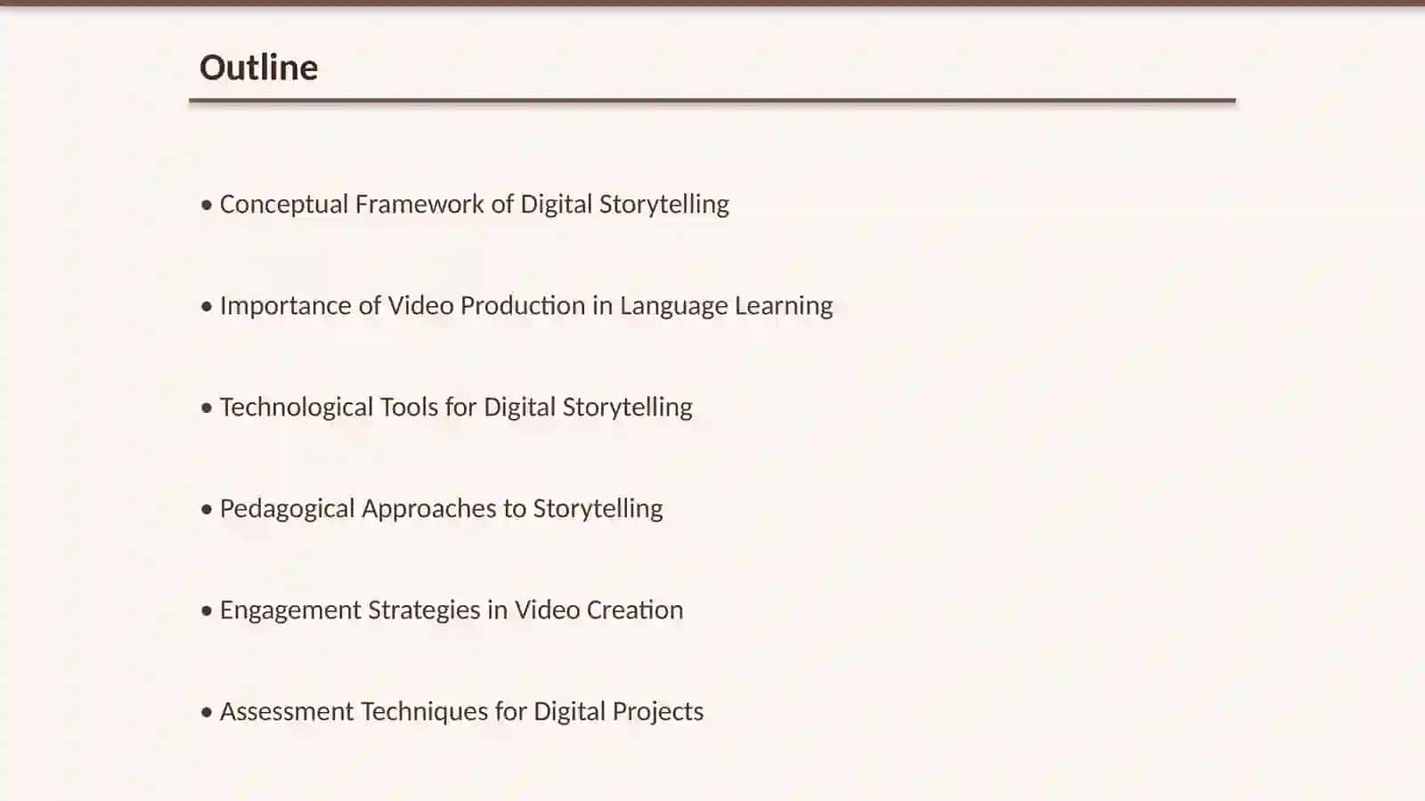 Digital storytelling and video production in Language Education 2
