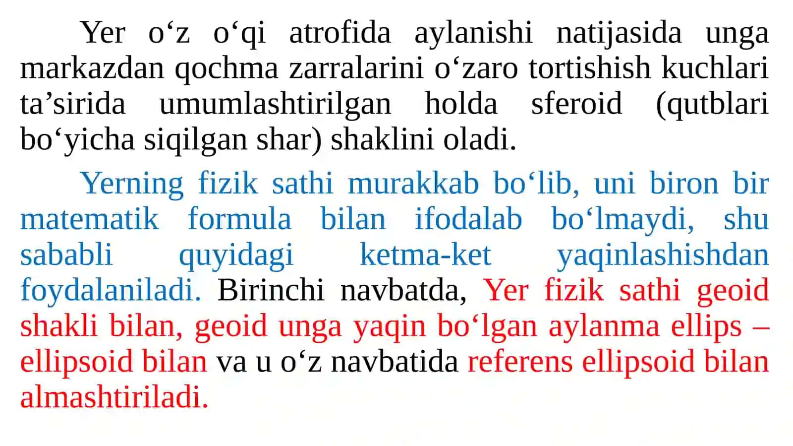 Yer sirtidagi nuqta holatini aniqlash 2