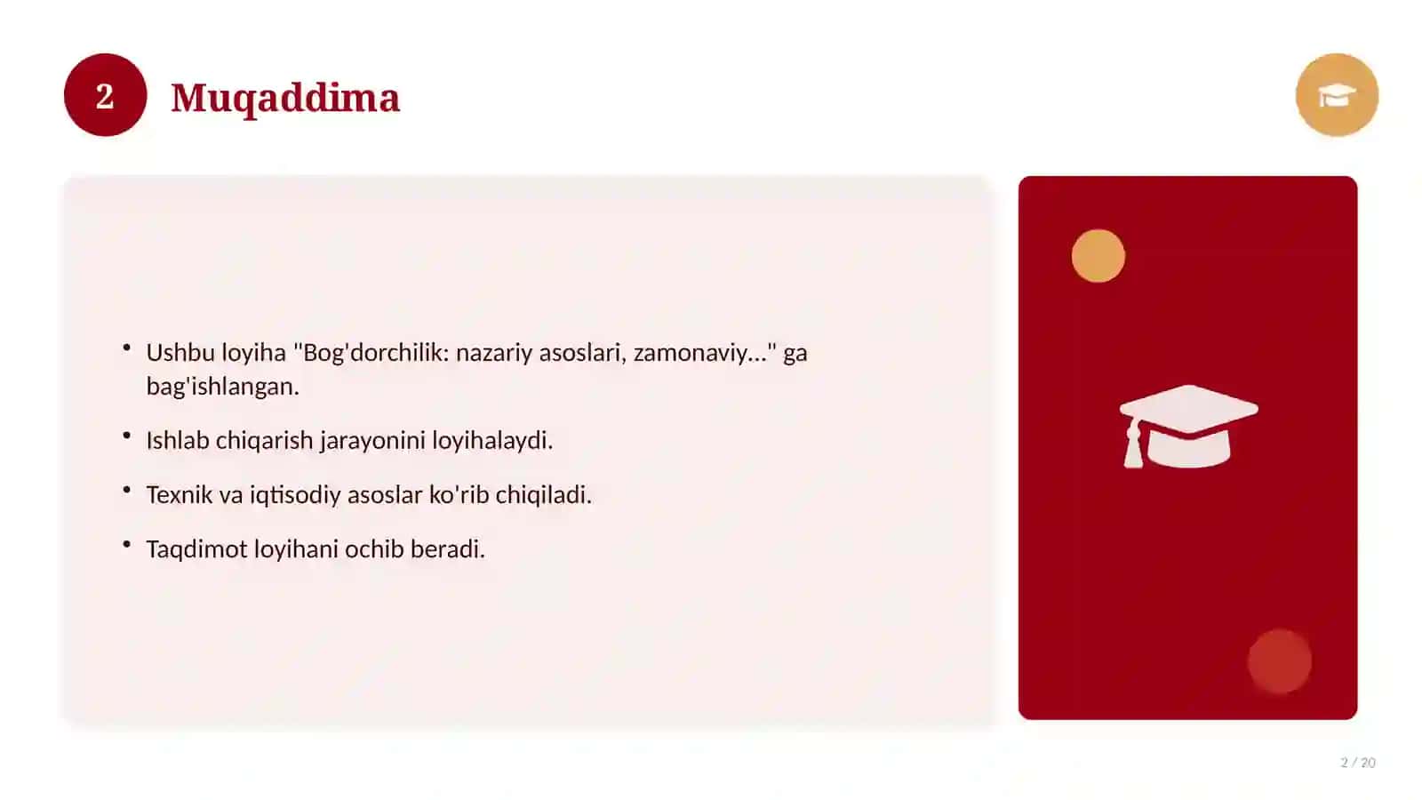 Bog'dorchilik: nazariy asoslari, zamonaviy yondashuvda 2