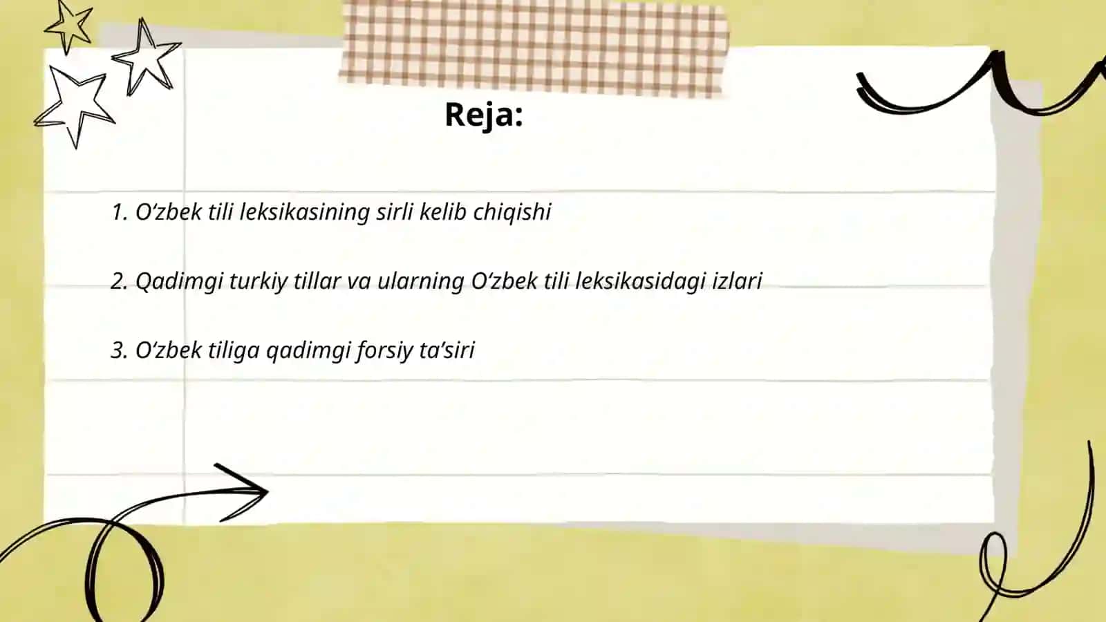 Oʻzbek tili leksikasi 2