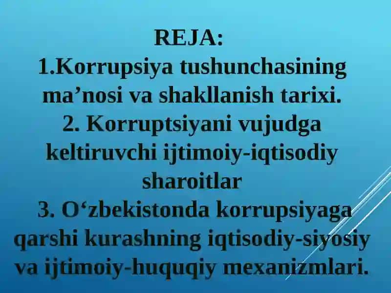 KORRUPSIYA TARIXI 2
