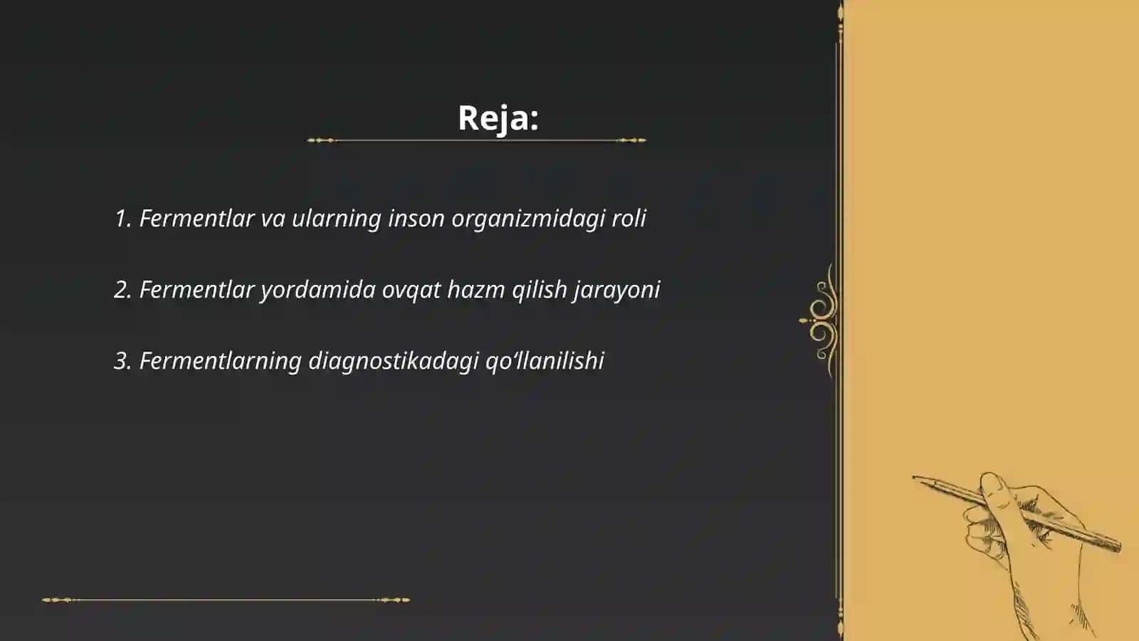 Fermentlarning tibbiyotdagi ahamiyati 2