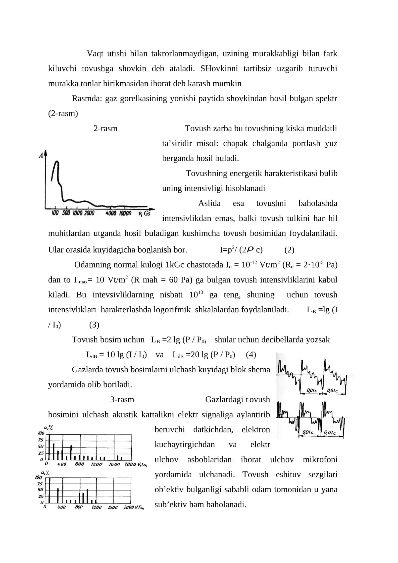 Bioakustika va gidrodinamikaning biofizik asoslari 2