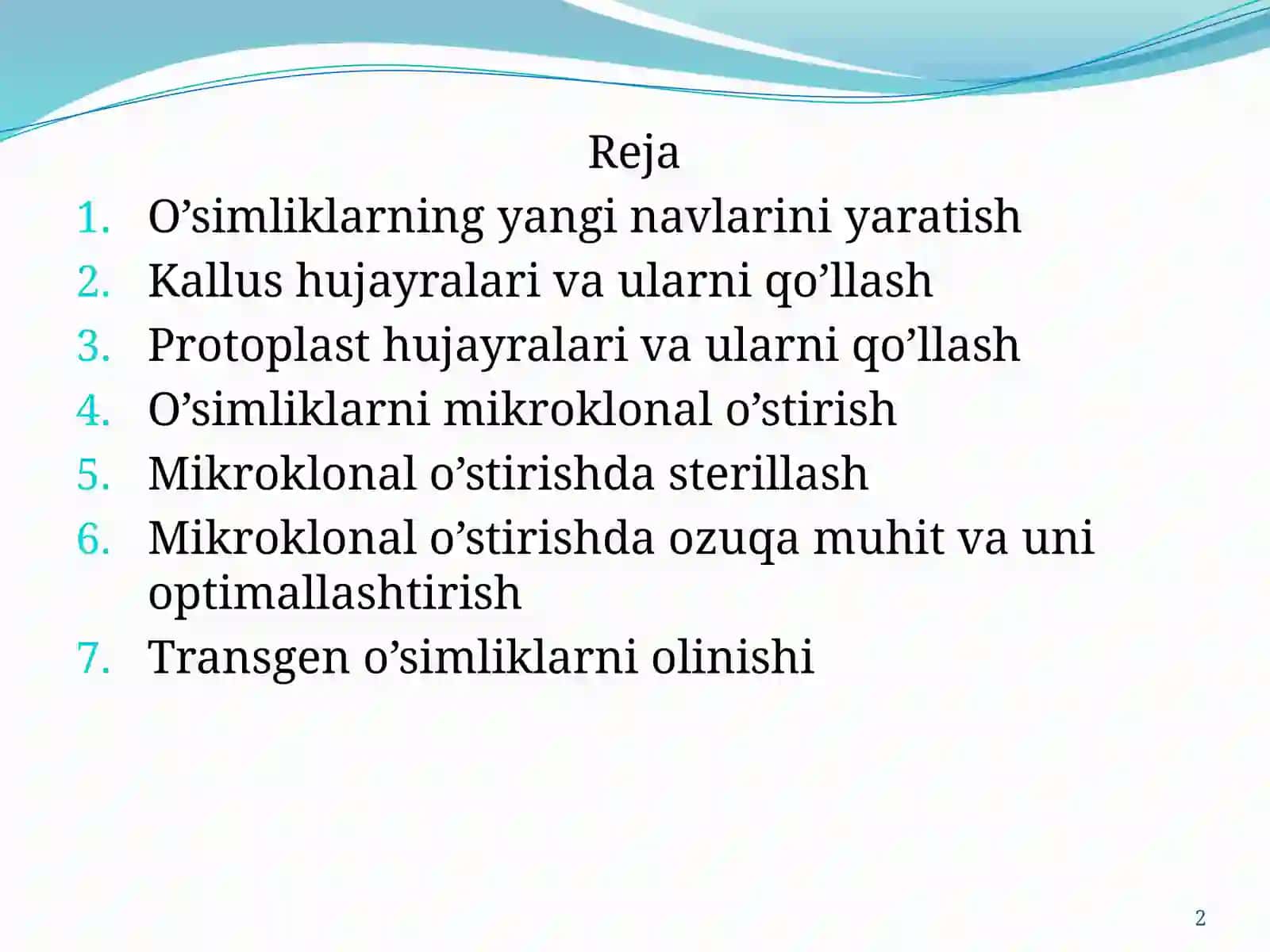 O’simliklarda gen muhandisligi 2