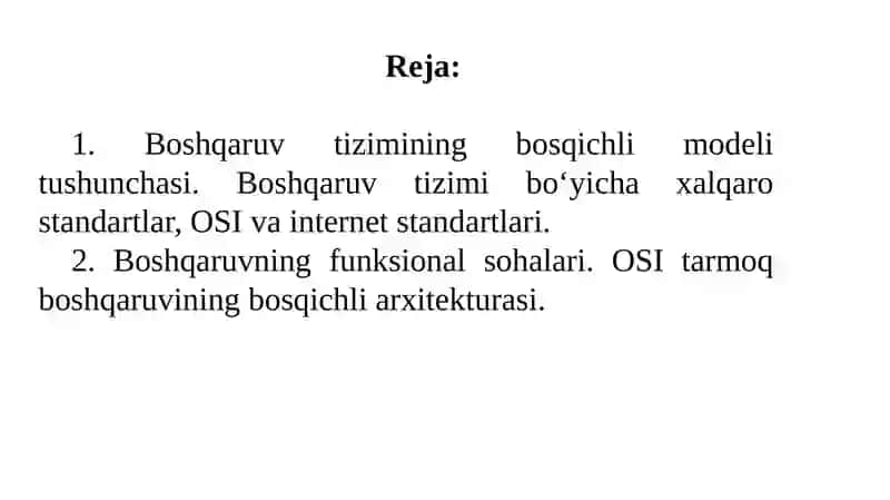 Boshqaruvtizimining bosqichli model 2