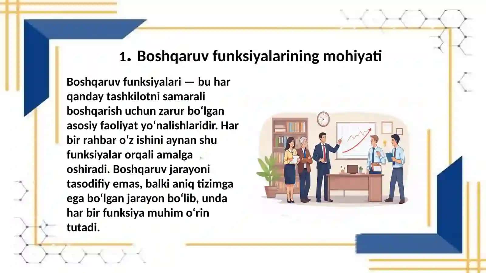 Boshqaruv funksiyalari 2