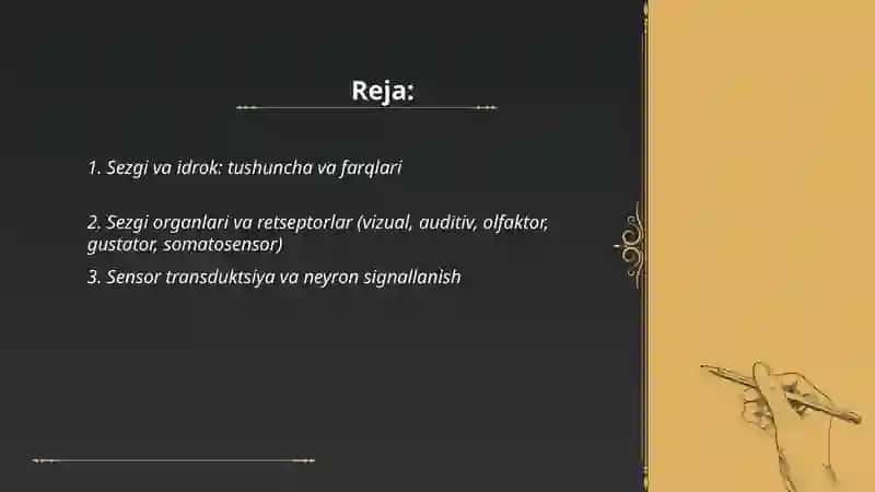 Bilish jarayonlari sezgi va idrok haqida 2