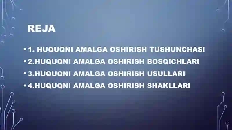 HUQUQNI AMALGA OSHIRISH 2