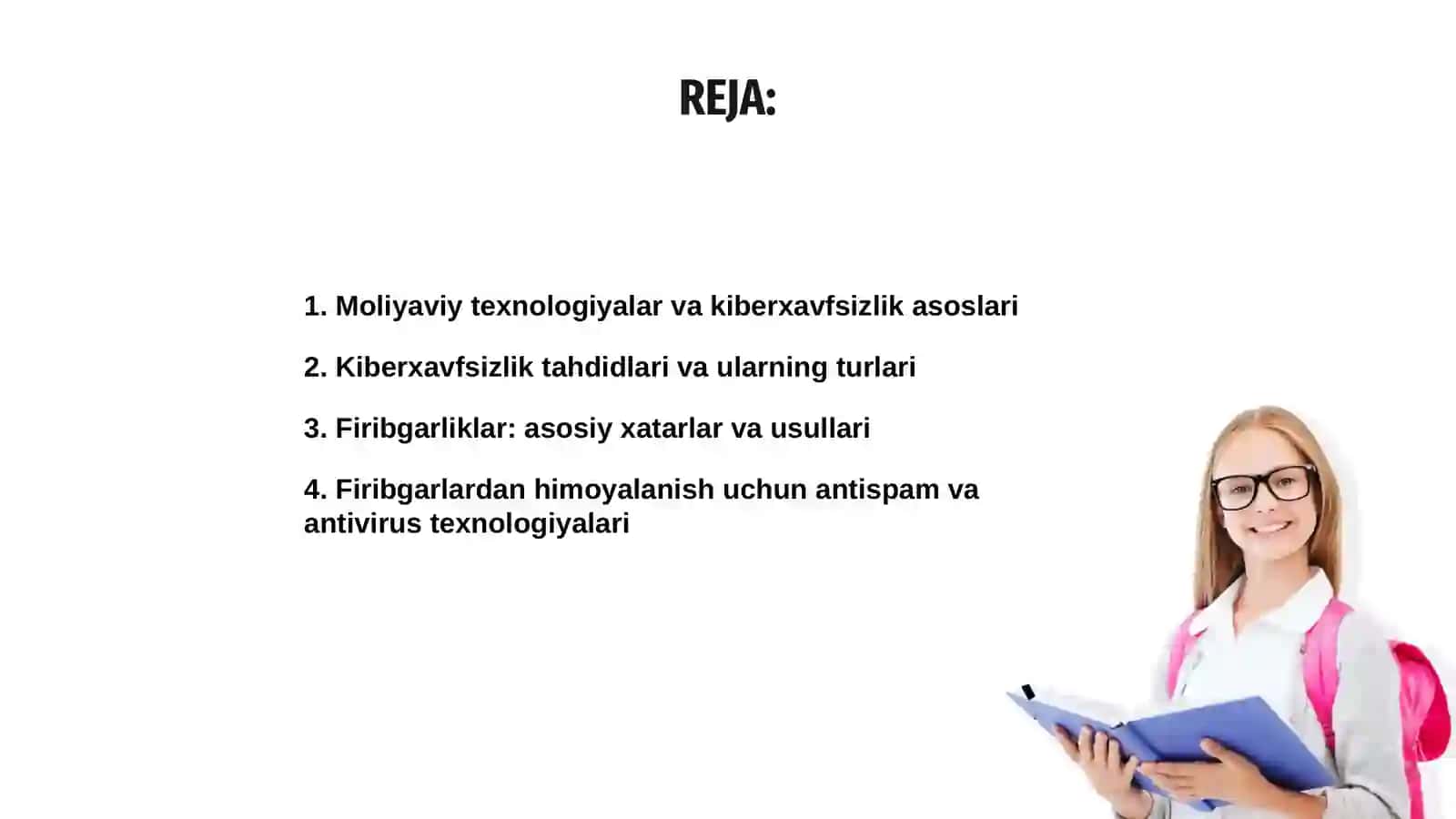 Moliyaviy texnologiyalar va kiberxavfsizlik asoslari 2
