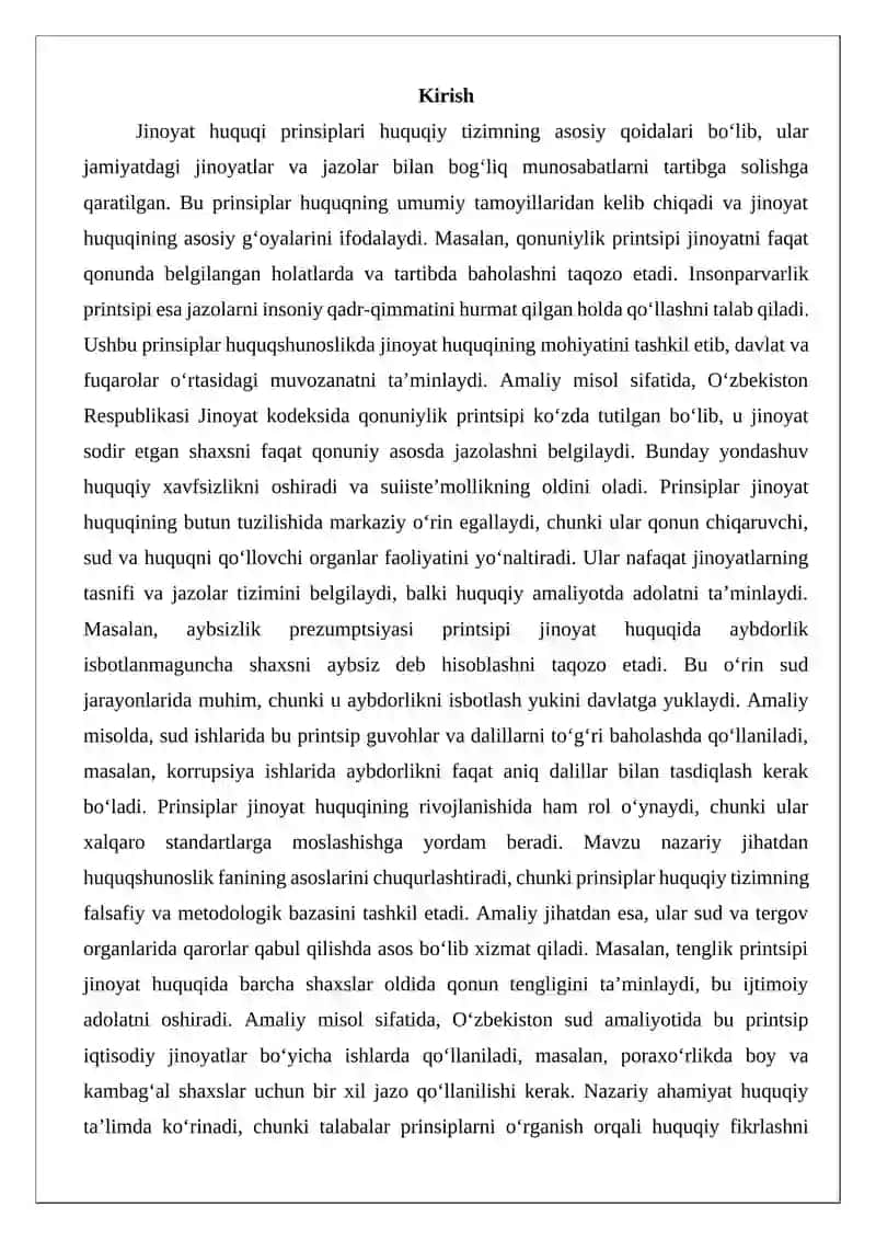 Jinoyat huquqi prinsiplari 2