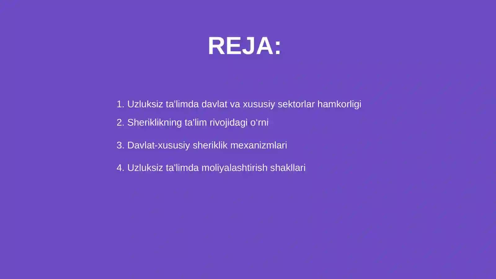 Uzluksiz ta'limda davlat xususiy sheriklikning oʻrni 2