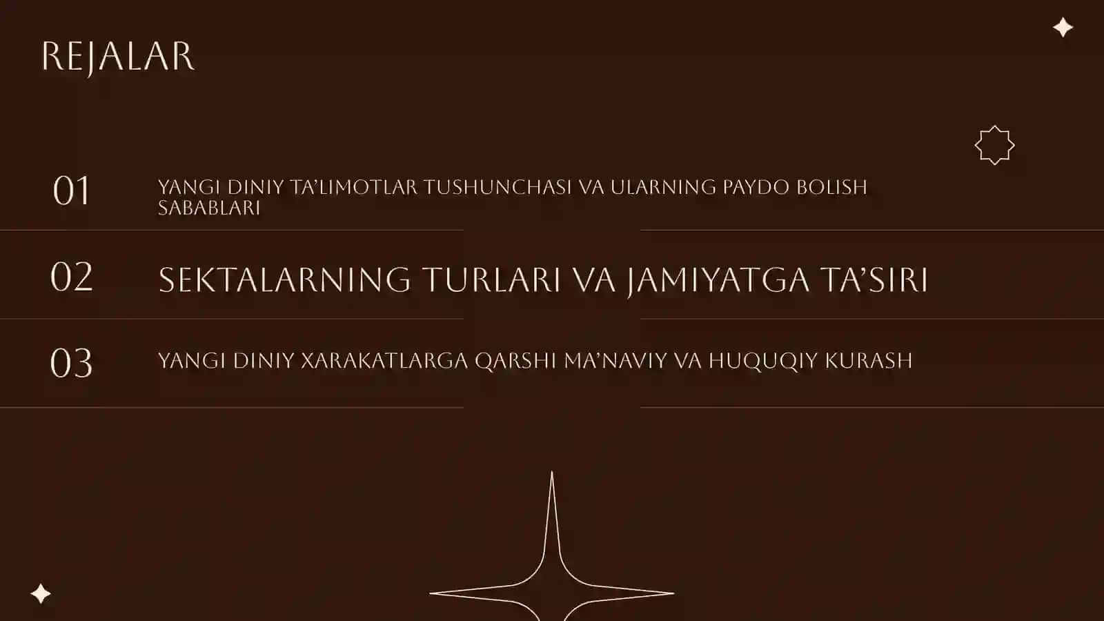 Yangi diniy ta’limotlar va sektalar 2