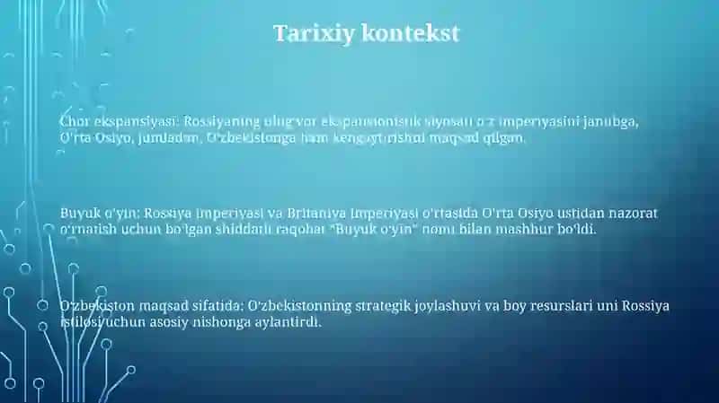 Rossiyaning O‘Rta Osiyoga Bosqini 2