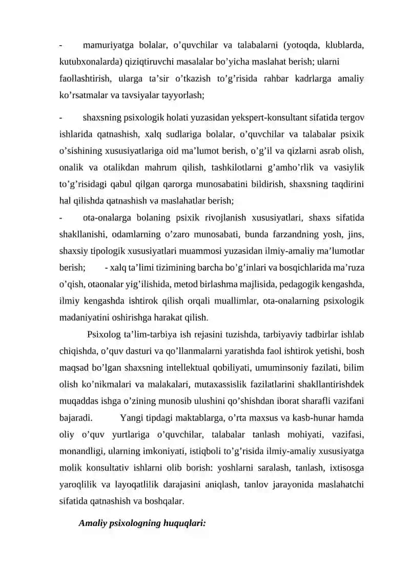PSIXOLOGNING AXLOQIY KODEKSI 2