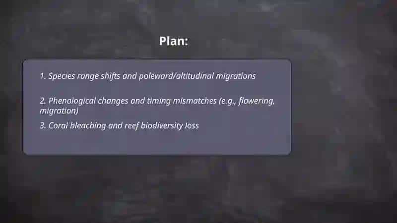 The effects of climate change on biodiversity 2