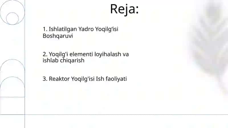 Yadro Yoqilgʻisi Kimyosi 2