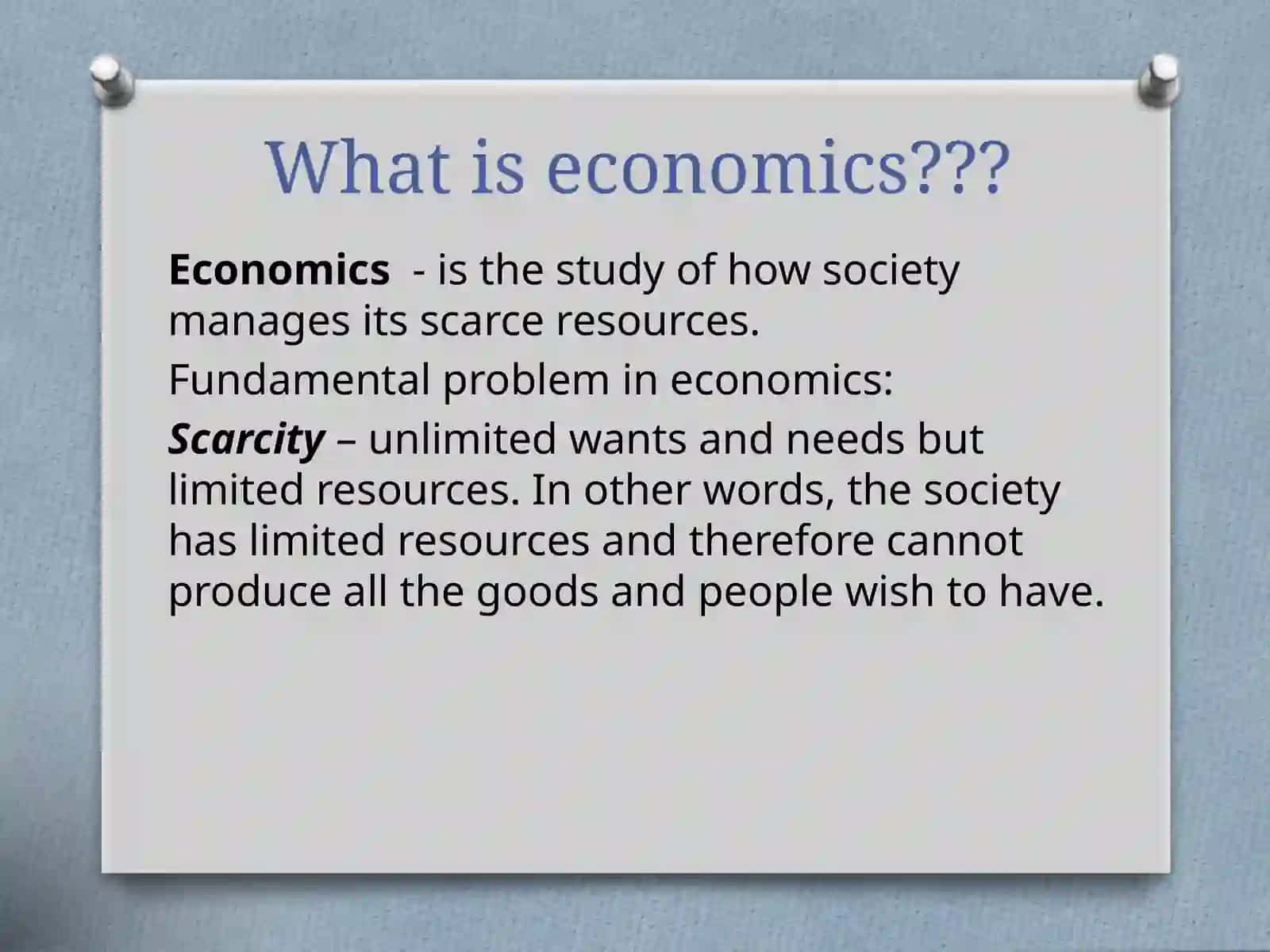 Introduction to Economics 2