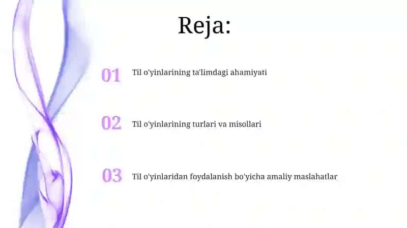 Til o'yinlarining ahamiyati 2