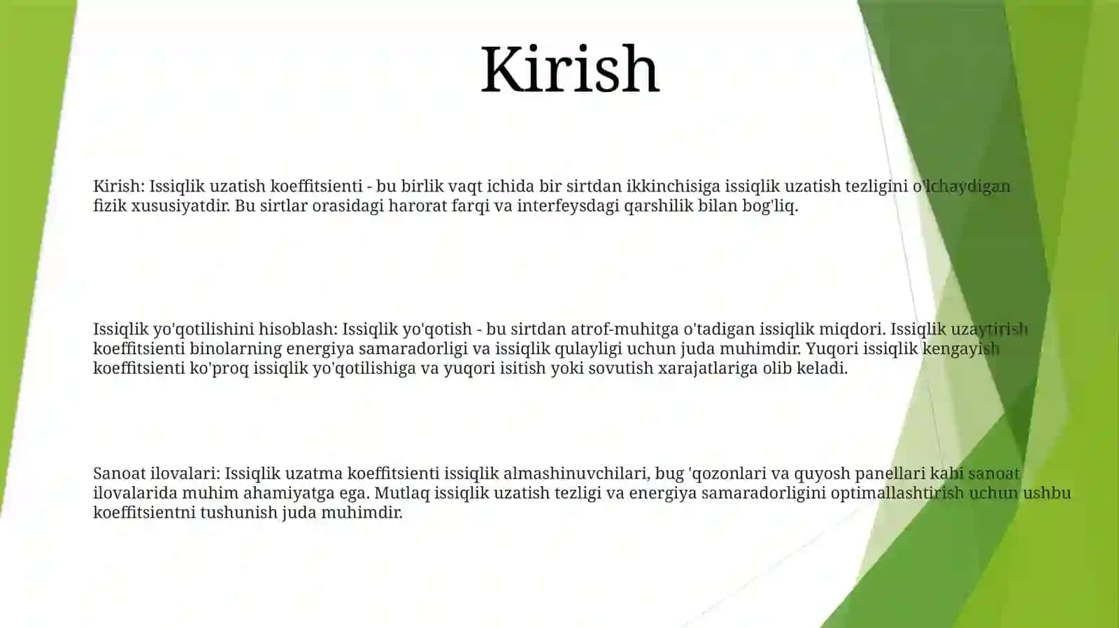 IssiqlikUzatishKoeffitsiyenti 2
