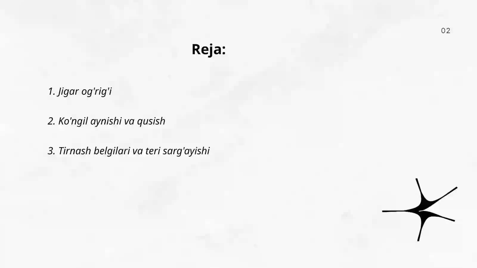 Jigar kasalliklaridagi bemor shikoyatlari va sabablari 2