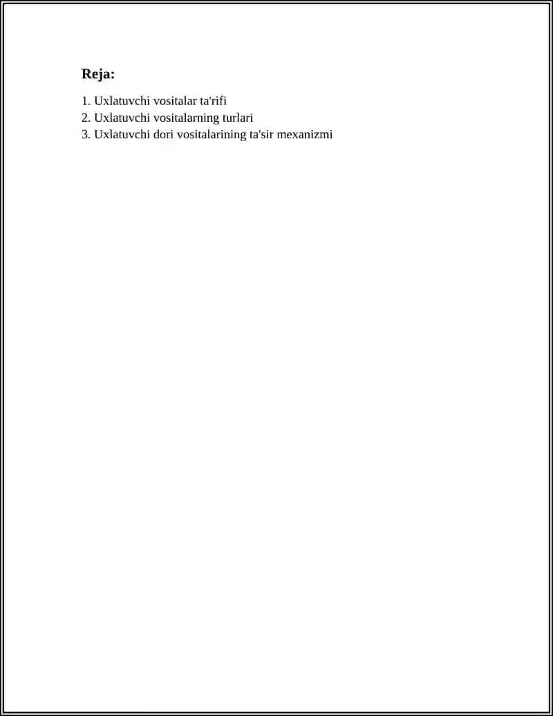 UXLATUVCHI VOSITALARI 2
