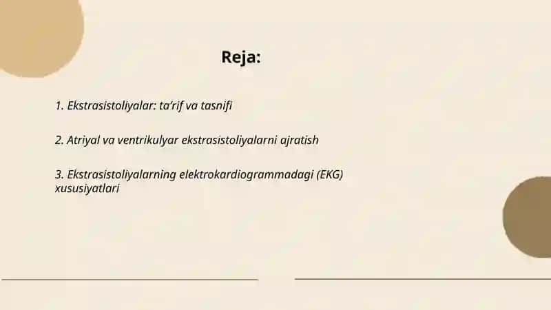 Ekstrasistoliyalar. Aritmiya 2