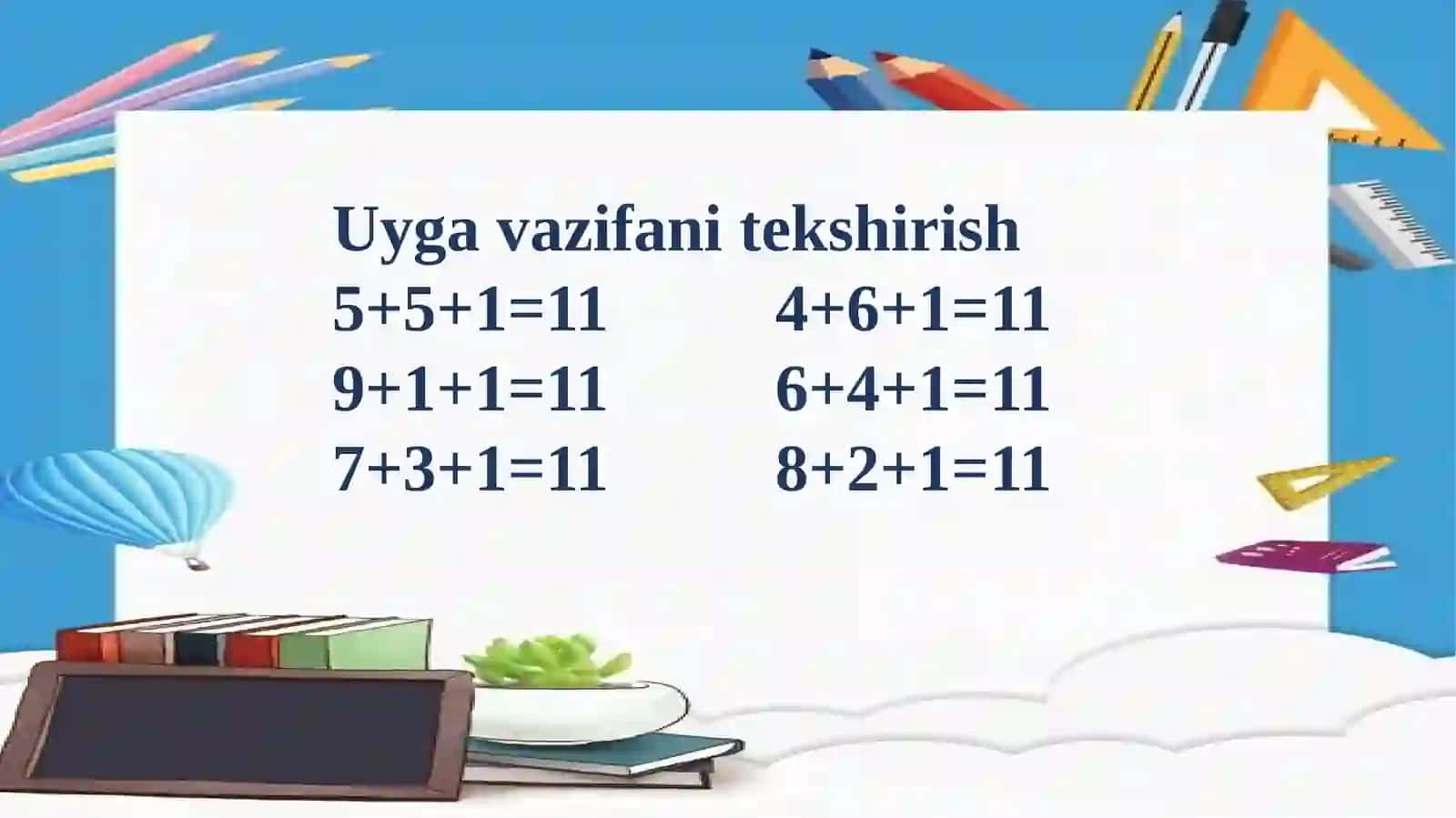 Sonlarni o`nlikdan o`tib qo`shish 2