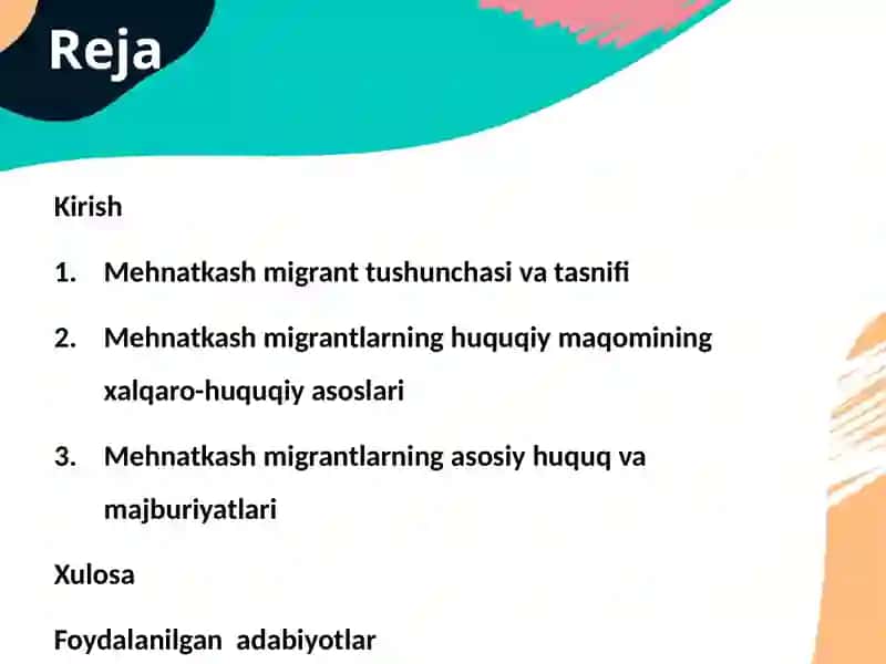 Mehnatkashmigrantlarning huquqiy maqomi 2
