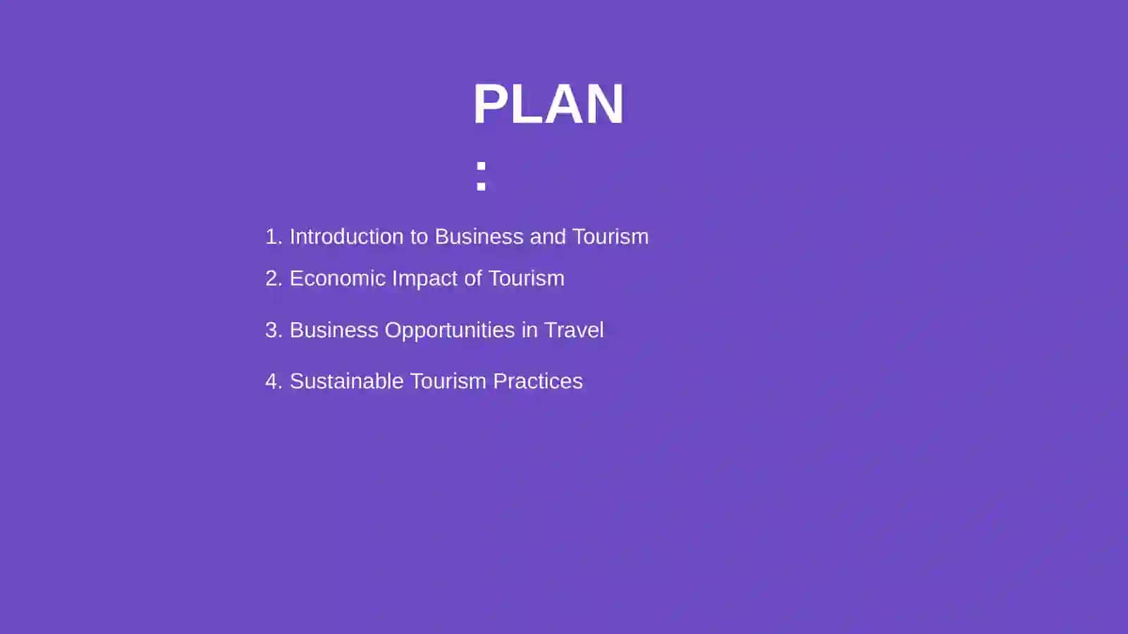 Business and tourism 2