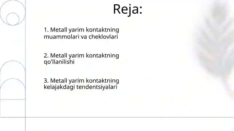 Metal yarimòtkazgich kontakti 2