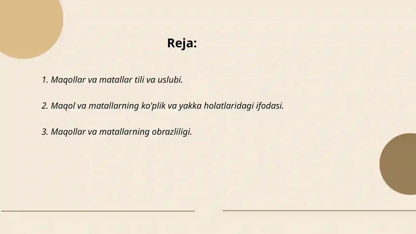 Maqol va matallarning uslubiy xususiyatlari 2