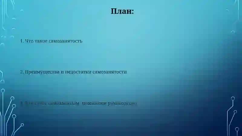 Самозанятость 2