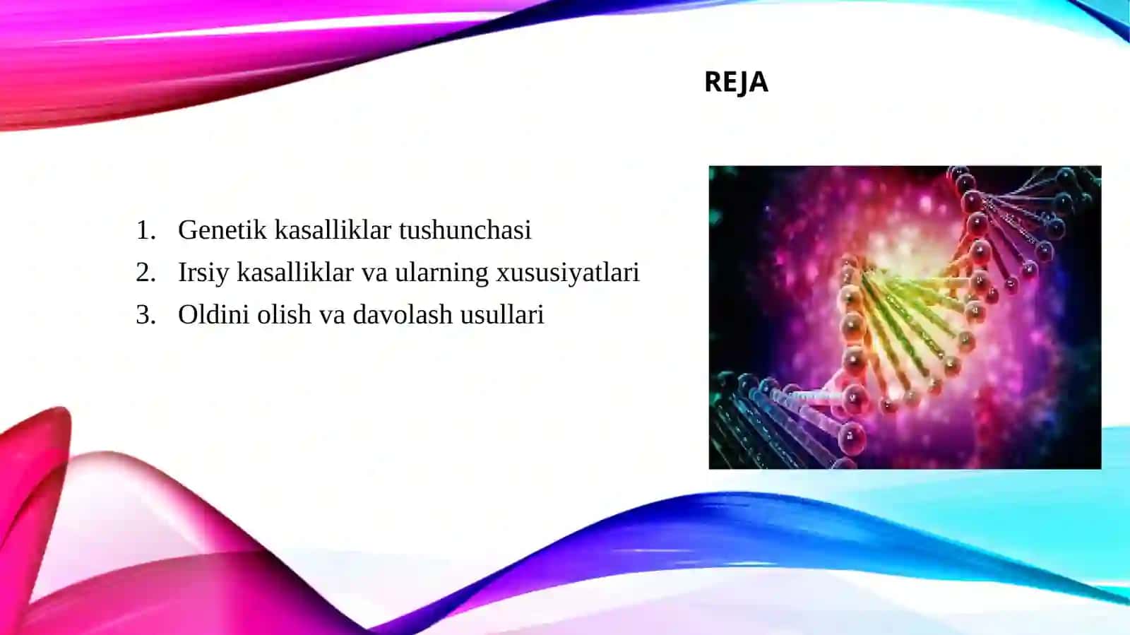 Genetik va irsiy kasalliklar haqida tushuncha 2