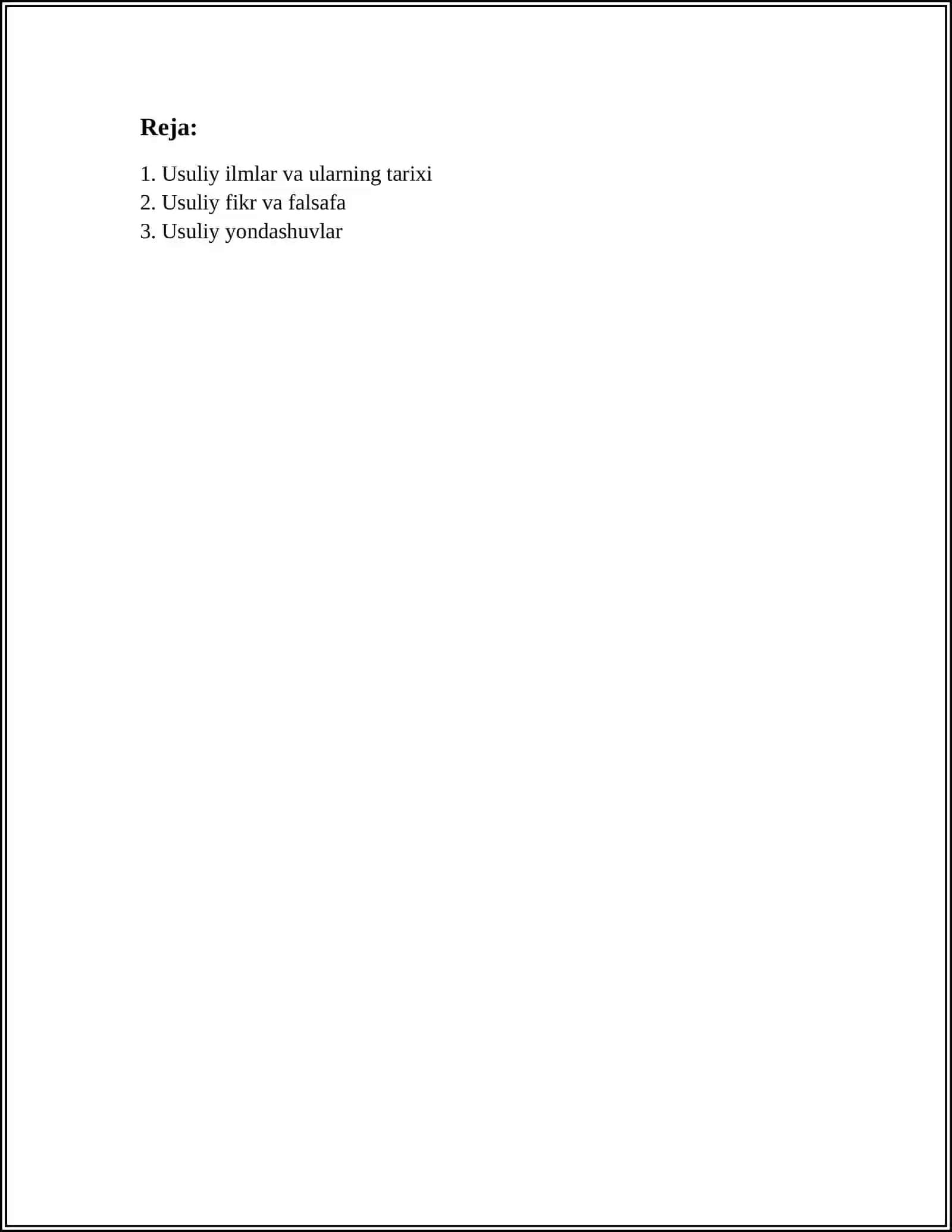 REFERAT Mavzu: USLUBIYAT 2