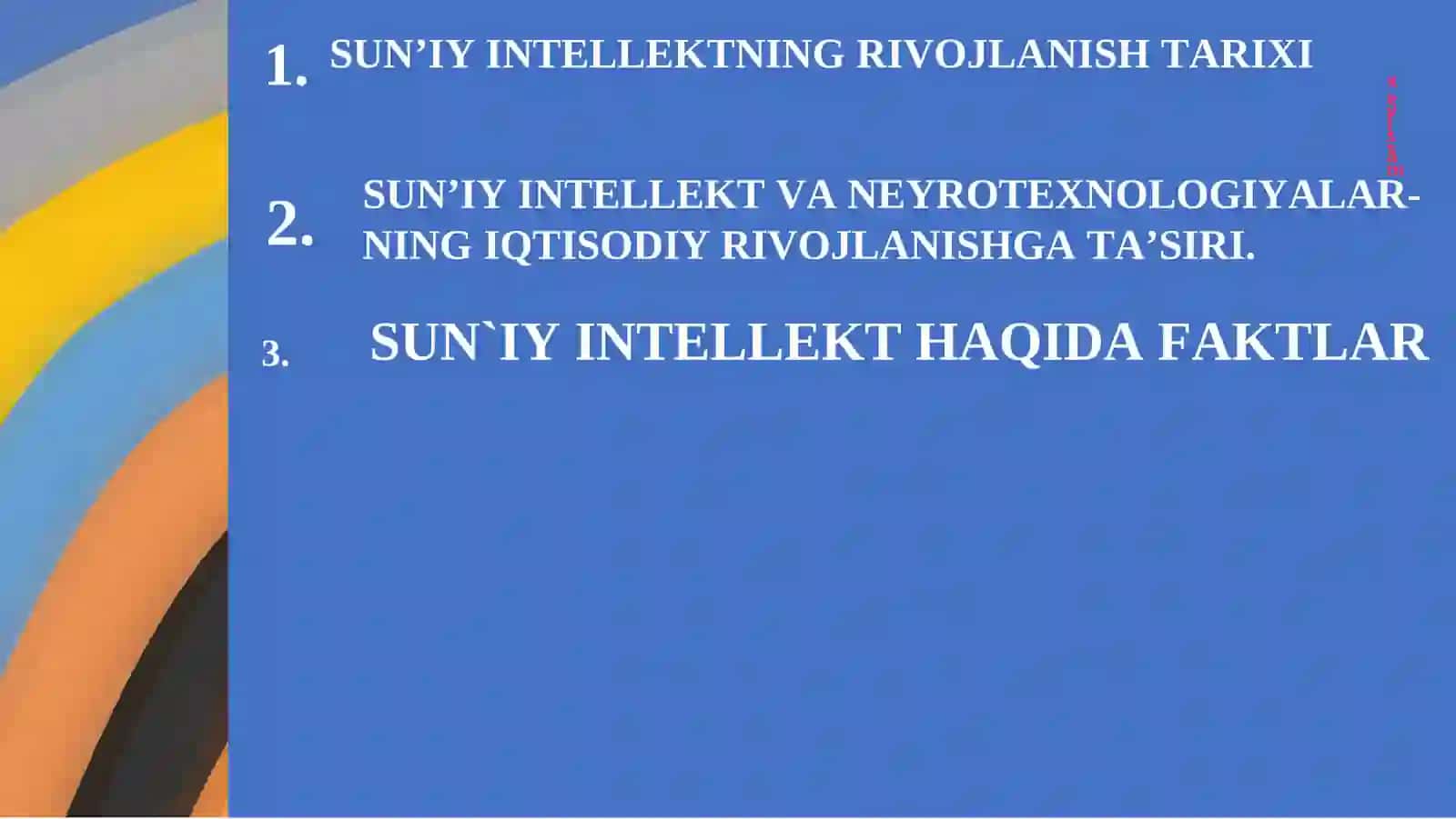 SUN’IY INTELLEKT 2