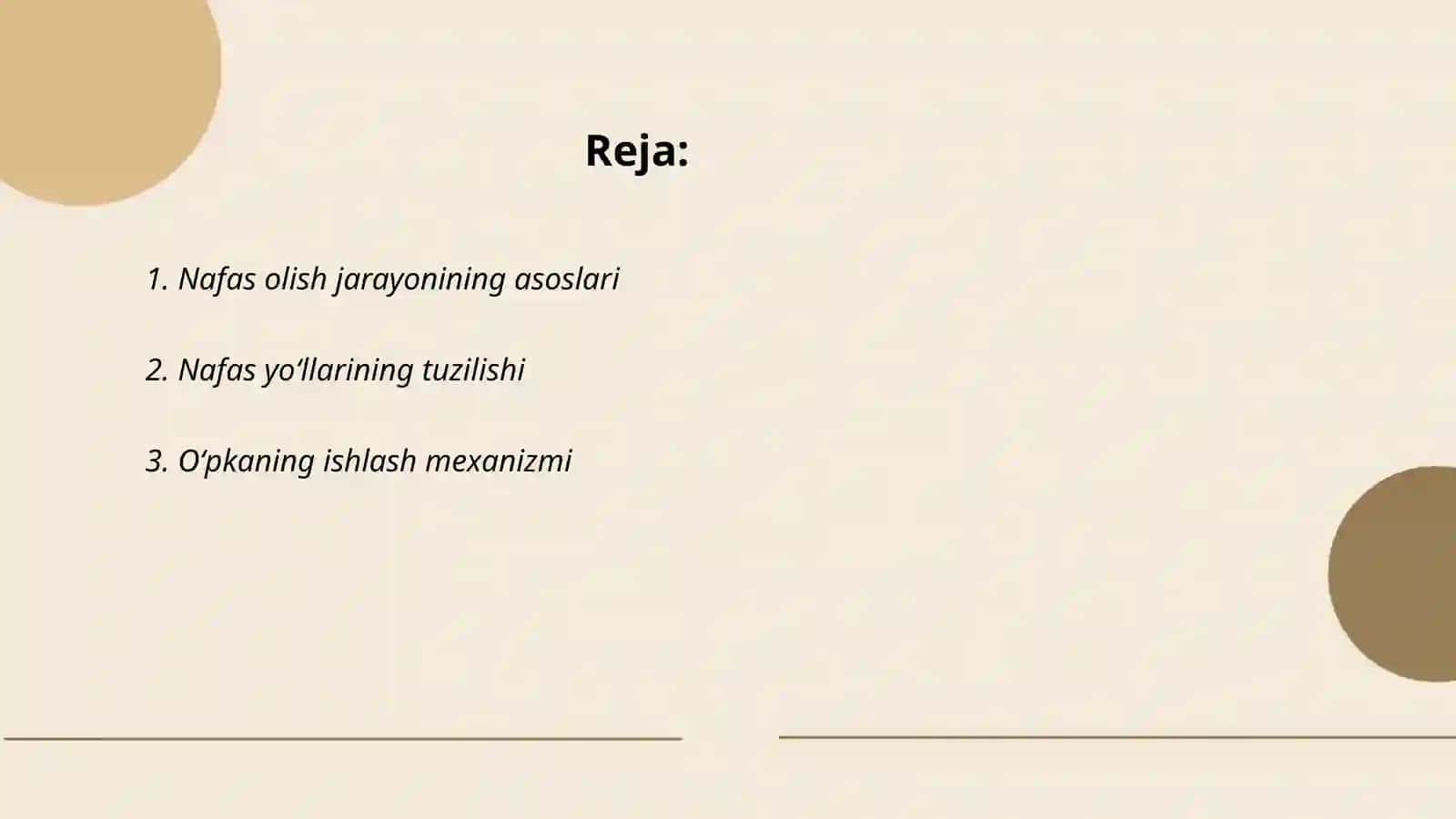 Nafasni idora etilishi 2