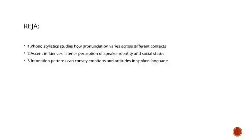 Phono stylistics: Stylistic variations of pronunciation in English 2
