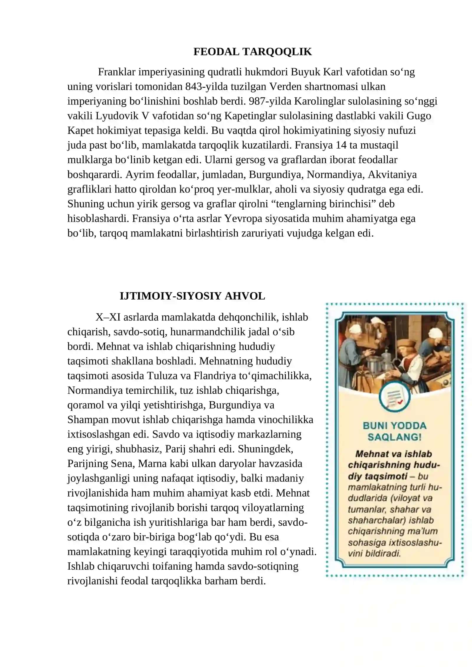 Feodal tarqoqlik Fransiyada 2