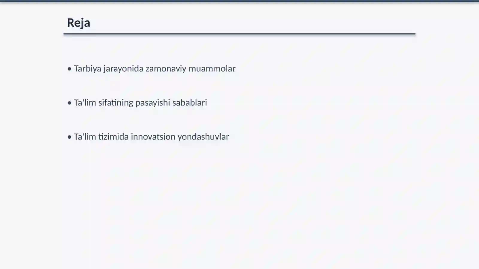 Ta'lim sifatining pasayishi sabablari 2