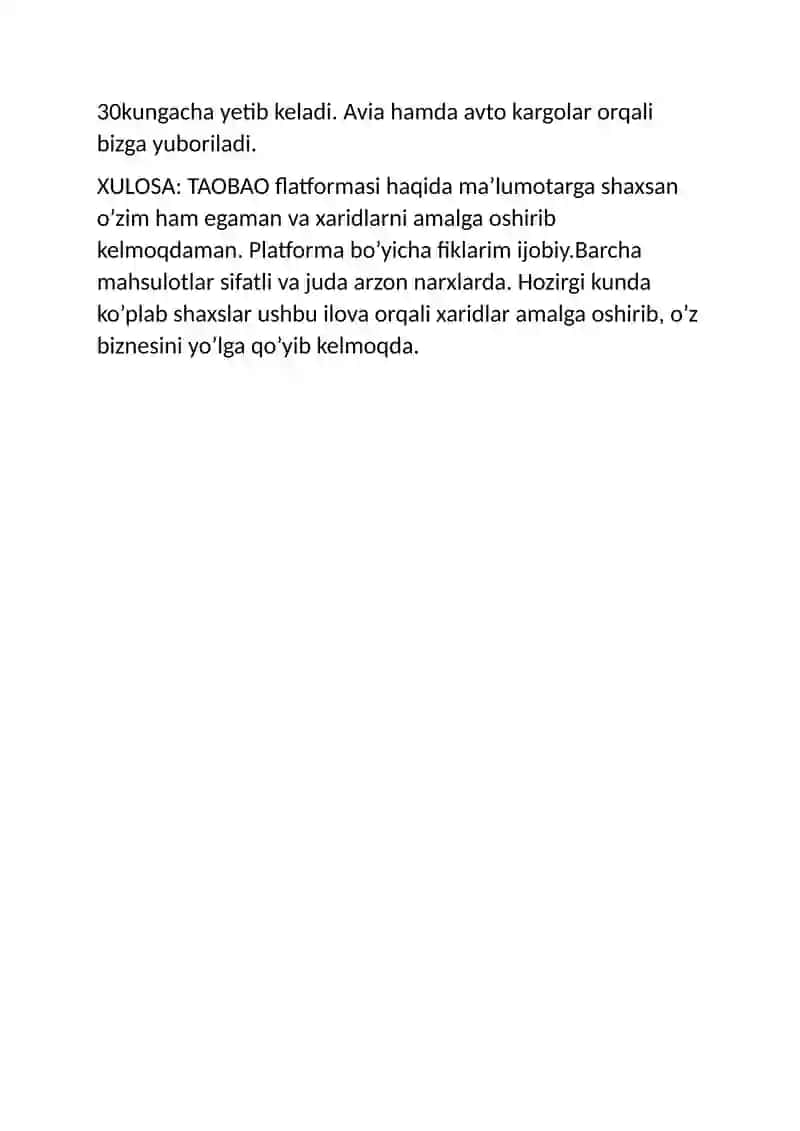 Taobao Elektron Tijorat 2