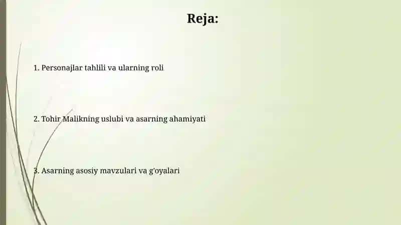 "Odamiylik mulki" asaritahlili 2