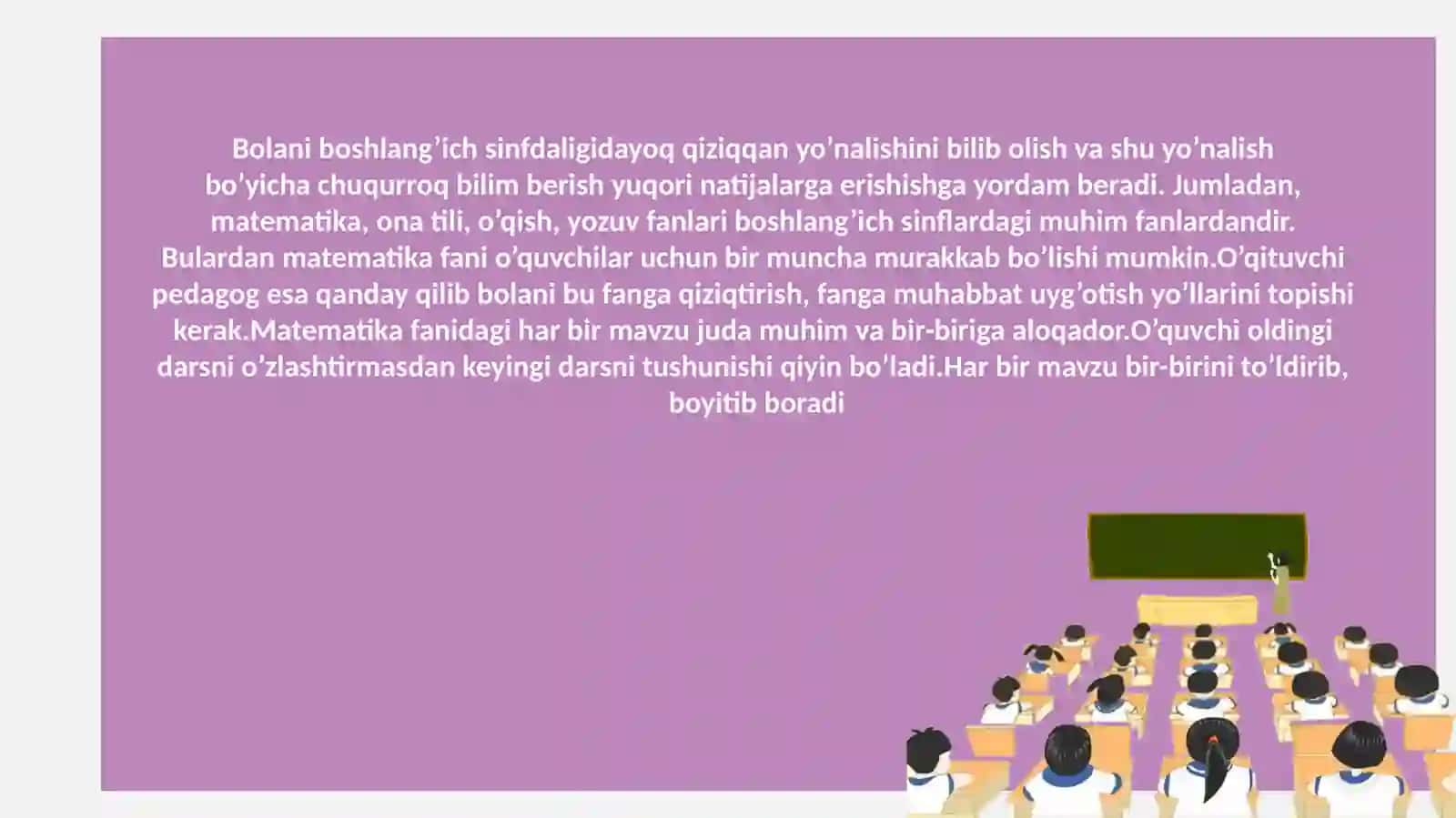 Boshlang‘ich sinflarda natural sonlar ustidagi amallarni o‘qitishning muhim masalari 2