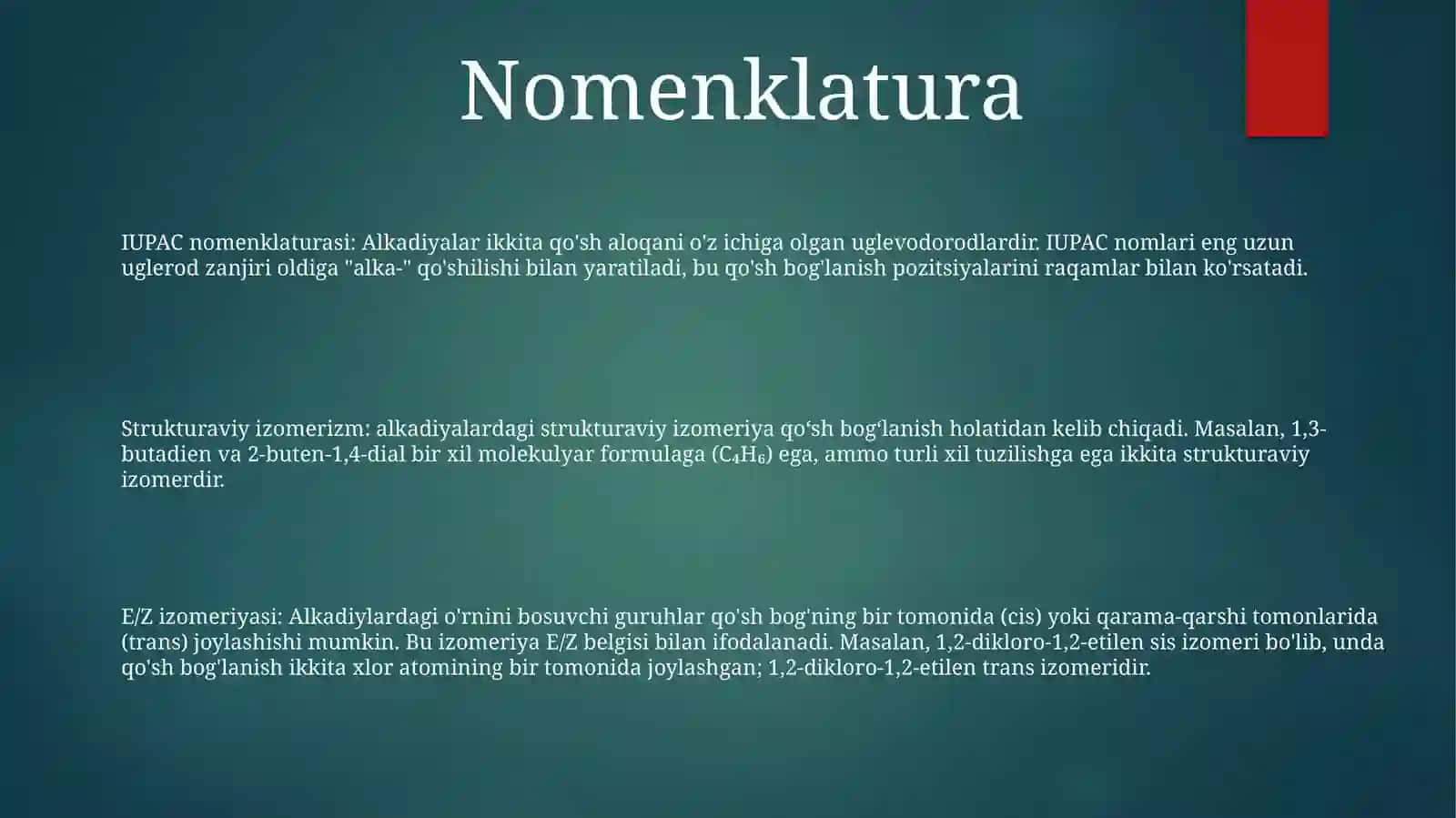 AlkadiyenlarOrganikKimyo 2