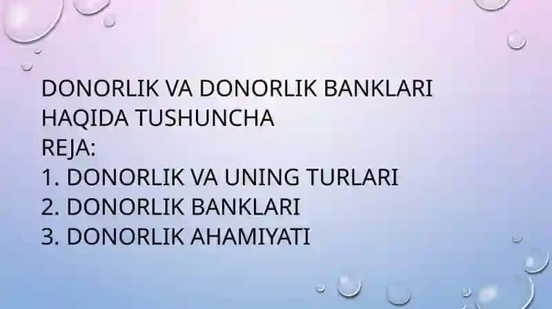 Bioetika Fanidan Mustaqil Ish 2