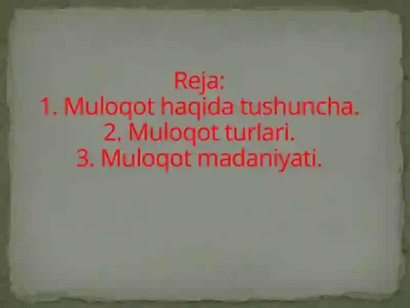 Muloqot va kommunikatsiya jarayoni 2