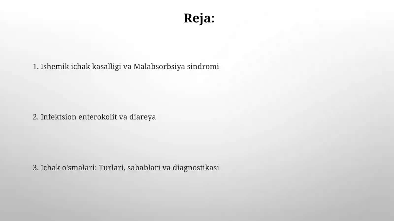 Davolash ishi 2